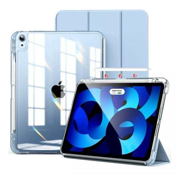 Funda Para iPad Pro 11 M4 2024 MR. GADGETS Smart Cover Soporte Plegable Color Azul Cielo