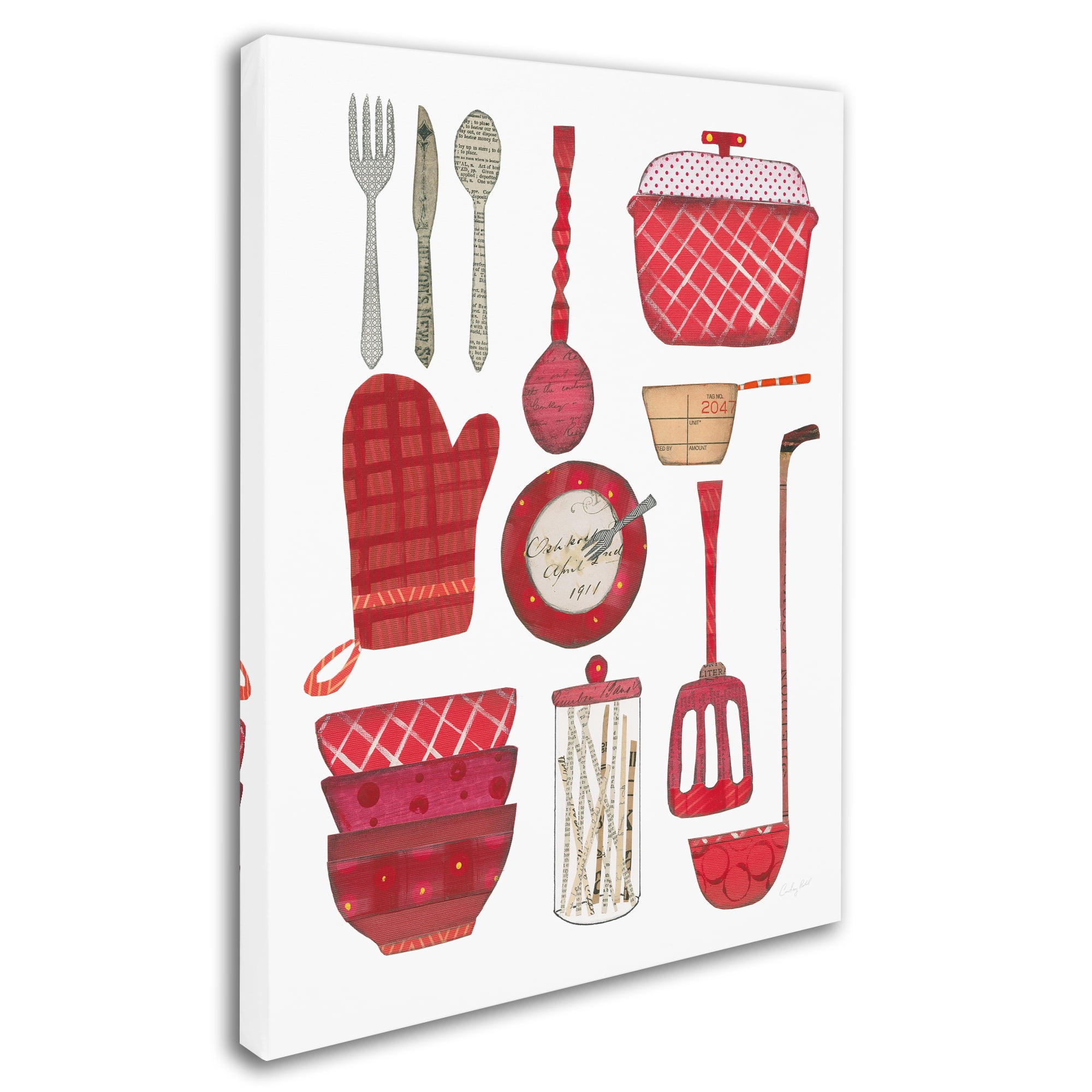 Trademark Fine Art 'Cook Kitchen II' Canvas Art by Courtney Prahl