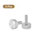 thumbnail image 3 of M5x16mm Knurled Thumb Screws, 5 Pack 304 Stainless Steel Flat Knurled Head Bolts, 3 of 5
