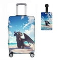 thumbnail image 2 of How to Train Y×our Dra×gon Luggage cover accessory kit, luggage tag, comfort luggage handle wrap, washable zipper closure luggage cover, 2 of 5
