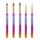 thumbnail image 1 of 5 uds pinceles de uñas Gel UV 3D diseño de arte de uñas pintura dibujo delineador conjunto de b Carevas Plumas del trazador de líneas del clavo, 1 of 7