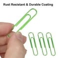 thumbnail image 2 of Sinvic Green Jumbo Paper Clips, 100 Pack, 2 Inch (50 mm), Durable & Rust Resistant, Great for Office, Hospital and DIY Use, 2 of 5