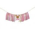 thumbnail image 5 of CHCN Minnie Mouse 1st Birthday Party Decoration Kits, Pink and Gold, 39 Count, 5 of 6