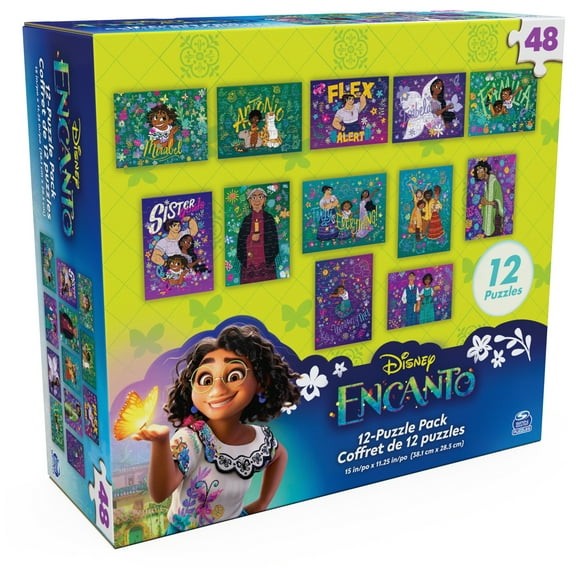 Disney Encanto, 12 Jigsaw 48-Piece Puzzle, for Kids Aged 4 and up