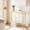 White and Gold, variant on HOOBRO Narrow Console Table 29.5" Entryway Small Sofa Side Display Hallway Bedroom Foyer Black BK75XG01