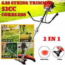 Seipouy 52CC 2-Cycle Gas Weed Eater, 2 in 1 Gas Weed Wacker Gas Brush Cutter, 2025 Upgraded Weed Eater Gas Powe, Gas String Trimmer and Lawn Edger, Weed Trimmer