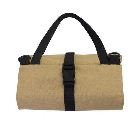 figatia Tool Roll Bag Organizer Storage Case Easy to Pocket Oxford Cloth Tool Carrier Tools Pouch for Electricians Carpenter Khaki figatia Tool Roll Bag Organizer Storage Case Easy to Pocket Oxford Cloth Tool Carrier Tools Pouch for Electricians Carpenter Khaki