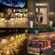thumbnail image 4 of Paquete de 8 luces solares para patio, escaleras, patio, camino y entrada: luces de pared decorativas, automáticas e impermeables para terraza, escaleras, patio, entrada, 102,7 x 83,4 x 51,6 mm, 4 of 5