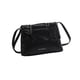 thumbnail image 1 of Bolso de hombro de piel sintética para mujer, moderno bolso cruzado para vacaciones y fiestas de verano. Negro, 1 of 7