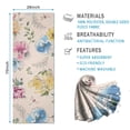 thumbnail image 2 of Pioneer Flower Floral Print Pattern Hot Yoga Mat Towel Non Slip for Hot Yoga - Quick-Drying Yoga Mat Cover with 4 Corner Pockets with Travel Bag - Hot Yoga Towel Non Slip 74"x26", 2 of 6