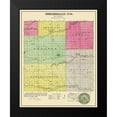 thumbnail image 2 of Everts 12x14 Black Modern Framed Museum Art Print Titled - Sheridan Kansas - Everts 1886, 2 of 5