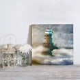 thumbnail image 4 of Square Wall Art Canvas Oil Painting, Lighthouse in Roaring Ocean Wave Office Artworks for Bedroom Living Room Bathroom Home Decor, Stretched and Wooden Ready to Hang, 16x16 Inch, 4 of 6