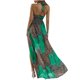 thumbnail image 4 of Vestidos de estilo bohemio para mujer Vestido de manga corta con estampado floral Fridja  qw4889, 4 of 9