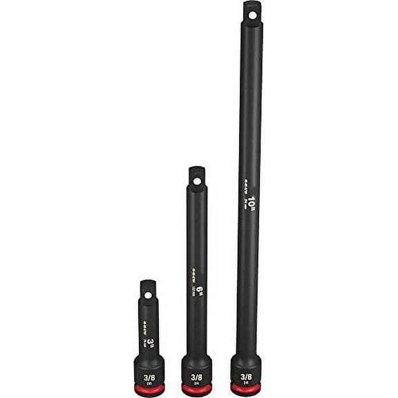 For Milwaukee 49-66-6714 3-Pc. SHOCKWAVE 3/8 in. Drive Impact Socket Extension Set