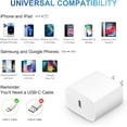thumbnail image 6 of For iphone 14 13 12 Fast Charger 20W PD USB C Wall Charger with 6FT Fast Charging Cable Compatible compatible for iphone 14/13/12/11/Pro/Pro Max/Mini/Xs Max/XR/X, 6 of 8