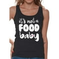 thumbnail image 1 of Awkward Styles Pregnancy Clothes Tank Top for Ladies It's Not a Food Baby Tank Top for Her Womens Baby Announcement Tanks I'm Pregnant Shirts Pregnancy T-Shirt for Her Pregnancy Reveal Shirt, 1 of 4