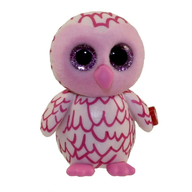 TY Beanie Boos - Mini Boo Figures - PINKY the Pink Owl (2 inch