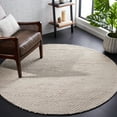 thumbnail image 2 of SAFAVIEH Marbella Frederick Striped Area Rug, Beige, 6' x 6' Round, 2 of 8