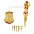 thumbnail image 2 of fastboy Pack de 6 Tees de Golf Femmes Sexy en Forme de Support de Balle Réutilisable Formation Professionnelle Pratiquant des Cadeaux en Plastique Pièces Driver Club Bleu, 2 of 5