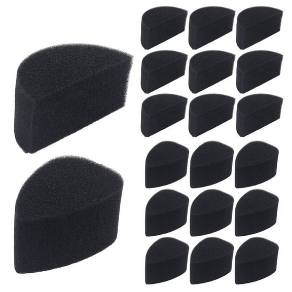 Face Paint Sponges Painting Black High Density for Art Work and Body (10 Petals   10 Half Moon)
