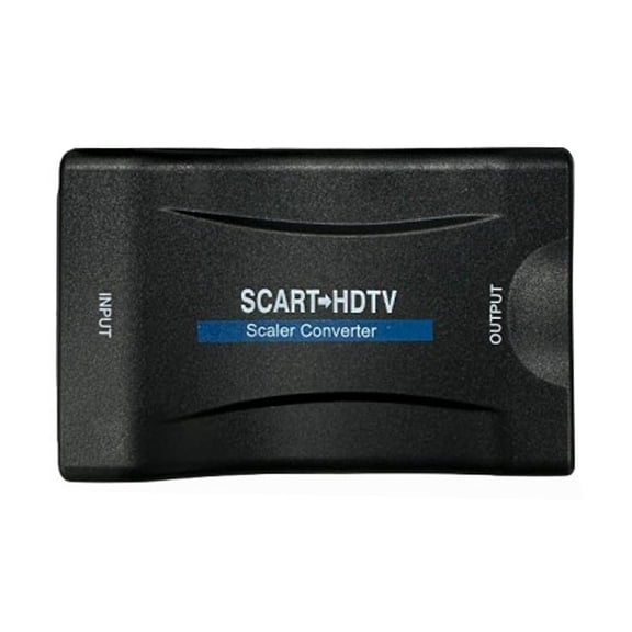 HDMI to SCART Converter, 1080p Scaler for Old TV, NTSC PAL AV Adapter