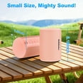 thumbnail image 3 of VILINICE Portable Bluetooth Speaker, IPX7 Waterproof Wireless Speaker, Stocking Stuffers, Bluetooth 5.0, TWS Mini Speaker for Home/Party/Outdoor/Travel/Gifts, Pink, 3 of 8
