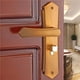 thumbnail image 5 of Juego De Cerradura De Manija De Puerta De Aleación De Zinc, Pestillo De Palanca De Puerta De Baño Para Sala De Estar, Cerradura De Seguridad Para El Hogar Inevent EL008879-00, 5 of 6