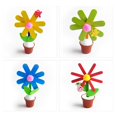 thumbnail image 4 of Kids Craft Set Handmade 10 Sets Decorative Flower Craft Kit Potted Plant Set, 4 of 10