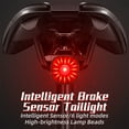 thumbnail image 4 of WEST BIKING Intelligent Bike Taillight Rechargeable Bicycle Rear Light High-Bright Cycling Warning Lamp Waterproof with 6 Light Modes for MTB Mountain Bike Road Bike, 4 of 7
