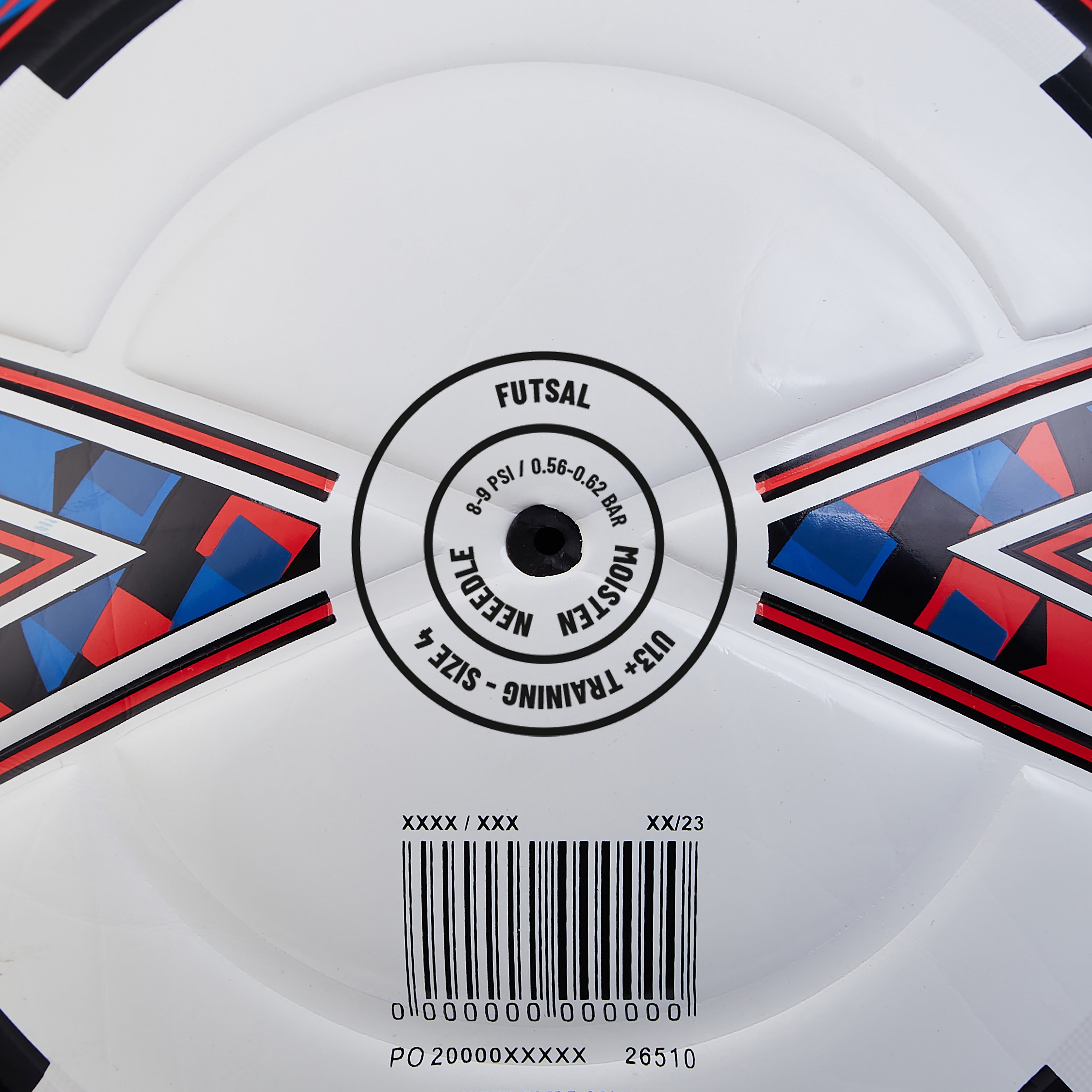 Mitre Impel Futsal Training Soccer Ball – Durable 6-Panel Construction – Soft-Touch Foam & Hyperflow Grooves – for Grass or AstroTurf – Sizes 3 & 4