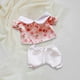 thumbnail image 1 of Ropa para muñecas Baoblaze de 17 cm camiseta y pantalones rosa, 1 of 8