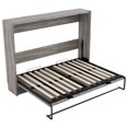 thumbnail image 6 of Euroco Wood Full Size Murphy Bed, Convertible into Cabinet, Gray, 6 of 12