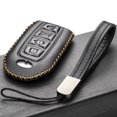 thumbnail image 4 of Vitodeco Leather Smart Key Fob Case Cover Protector Compatible for Infiniti QX60, QX50, Q50, Q60, QX55 (4-Button, Black), 4 of 5