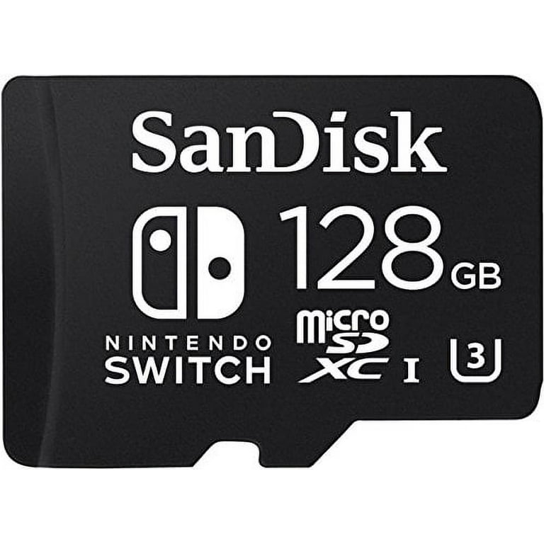 Carte microSDXC UHS-I SanDisk 128 Go pour Nintendo Switch -  SDSQXAT-064G-GN6ZA