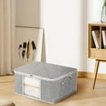 thumbnail image 3 of Storage Bags with Zipper, Storage Bag, Large Capacity Packaging Bag, Portable Storage Box, Cotton Quilt Storage Bag Large Storage Bags, 3 of 7