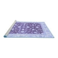 thumbnail image 2 of Ahgly Company Machine Washable Indoor Rectangle Abstract Blue Modern Area Rugs, 8' x 12', 2 of 4