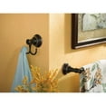 thumbnail image 2 of Moen DN7903BRB Ashville Robe Hook, Mediterranean Bronze, 2 of 4