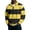 Yellow, variant on Yongwang Men's Long Sleeve Color Block Golf Shirt Quarter Button Collared Shirt Casual Fashion Daily Tops