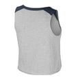 thumbnail image 3 of Women's Colosseum x Wrangler Heather Gray Michigan Wolverines Vintage Muscle Cropped T-Shirt, 3 of 3