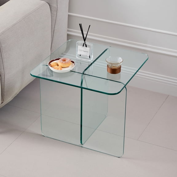 Transparent Tempered Glass Game Table | Multi - purpose for Gaming, Displays, Home & Office | High - quality Glass, Waterproof | No Assembly, Safe for Kids