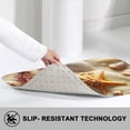 thumbnail image 2 of 1pc Seashells Absorbent Non-Slip Bathroom Thickened Flannel Rug Decor,Soft,Quick Drying,Suitable For Indoor/outdoor Use,Bathrooms,Bedrooms,Kitchens,Terrace,Laundry Rooms,16"x24", 2 of 7