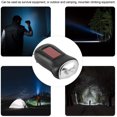 thumbnail image 2 of Lámpara de bolsillo portátil Lámpara de bolsillo solar principal, Lámpara de bolsillo recargable de bolsillo con energía solar, Linterna con dinamo de urgencia LED para acampar al aire libre, 2 of 5