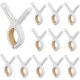 thumbnail image 1 of 12 Piezas Clips para Toallas de Playa para Sillas de Playa Crucero, Soporte para Toallas de Playa, Clip para Secado de Edredones, Clips para Toallas para Sillas de Piscina, Pinzas para Ropa, 6,5 * 9,, 1 of 5