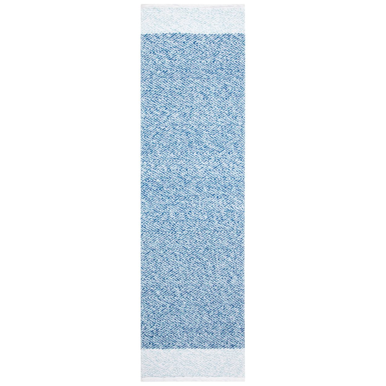 SAFAVIEH Nantucket Adria Geometric Chevron Area Rug, Ivory/Blue, 5' x 8'