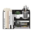 thumbnail image 4 of Furinno Hermite Desk Organizer with File Holder and Desktop Bookshelf, Black Espresso, 4 of 6