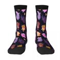 thumbnail image 5 of Calcetines con diseño de axolotl feliz, accesorios para mujer, calcetines de vestir flexibles para hombre, 5 of 5