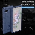 thumbnail image 3 of Slim Fit Phone Case for Google Pixel 6a, Rugged Shield Durable Phone Case with Military Grade Shockproof Protection and Screen Camera Protective Cover for Google Pixel 6a, HD Blue, 3 of 16