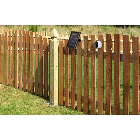 Wasserstein - Mountable Solar Panel for Arlo Essential and Essential XL Spotlight Security Cameras - Black