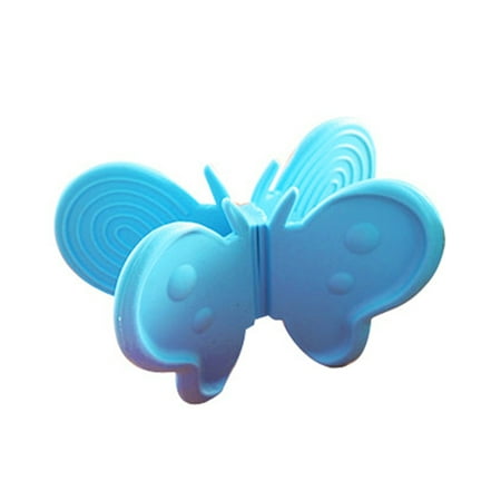 

1 Pair Hot Plate Clip Anti-scald Anti-slip Plastic Magnetic Butterfly Pot Holders for Dessert Shop