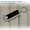 thumbnail image 5 of 10 Flashlight Keychains Pack - Rectangle, Plastic - Black, 5 of 5